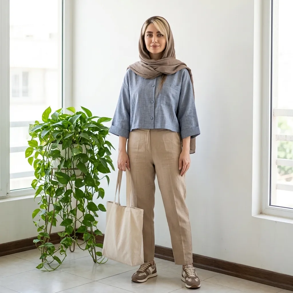 کراپ زنانه کد 01
